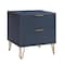 Manhattan Comfort DUMBO 2.0 Nightstand in Midnight Blue NS002-MB - alternate 5